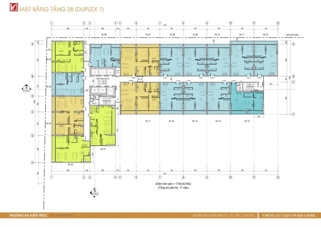 tầng Duplex 1 tầng 28 aqua park