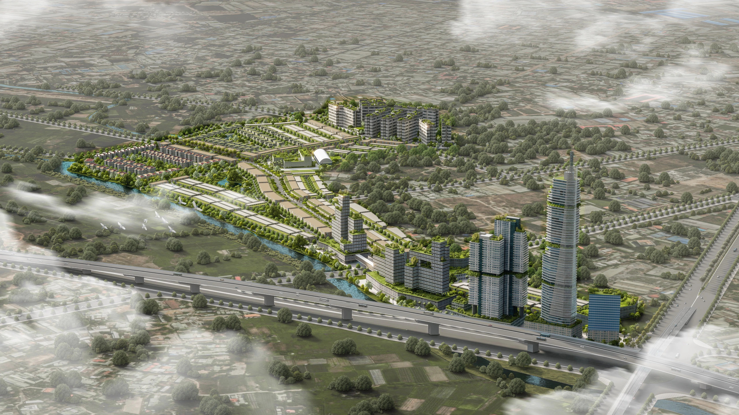 One Era - dự án khu đô thị Một thế giới The One World do Kim Oanh hợp tác cùng 3 tập đoàn Nhật Bản đầu tư xây dựng.