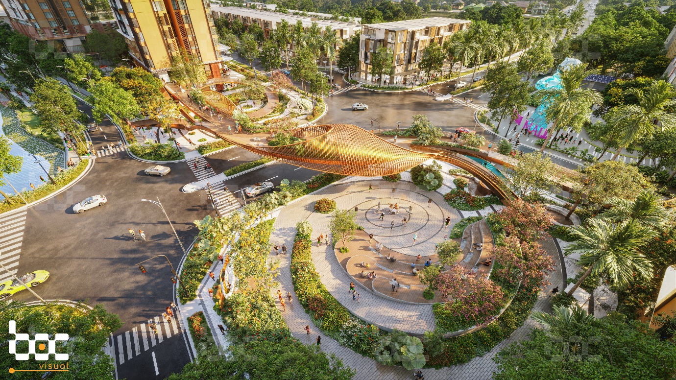 Mảng xanh bao phủ khắp dự án One Era